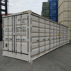 40-fuß-container mit seitlicher Öffnung