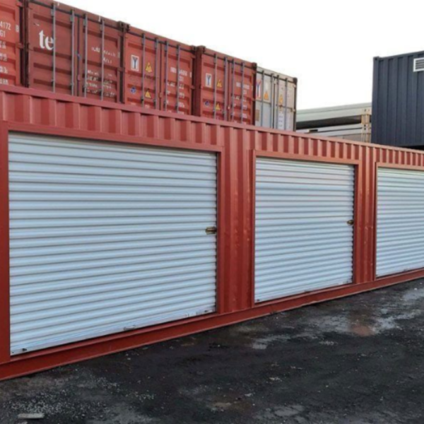 40-fuß-container mit 3 rolltoren