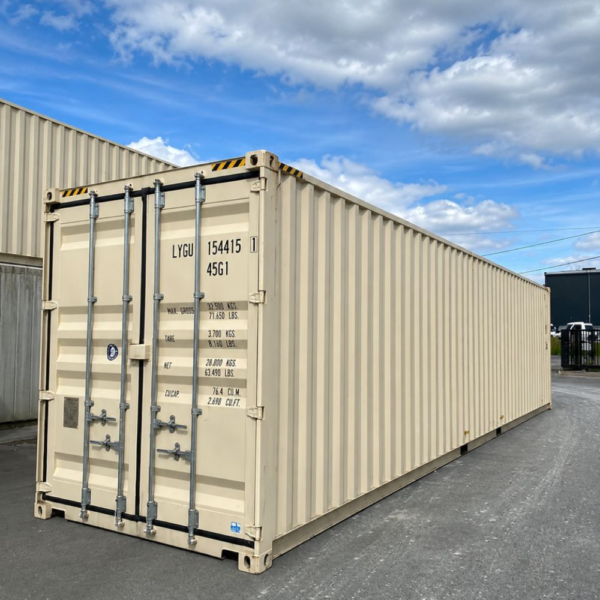 40-fuß-seecontainer aus erstauslieferung