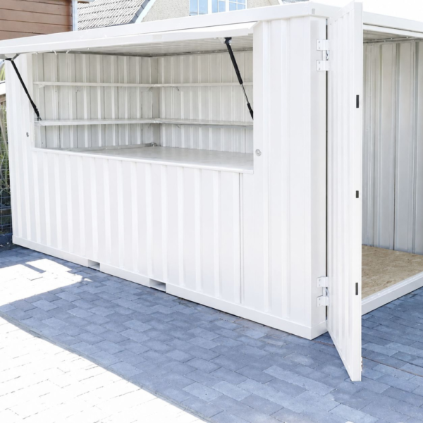 4 Meter langer zerlegbarer barcontainer