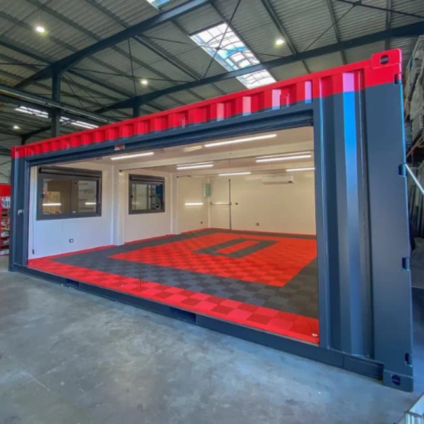 Fertiggarage aus Containern